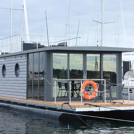 船屋 Hausboot Fjord Lacerta Mit Dachterrasse In